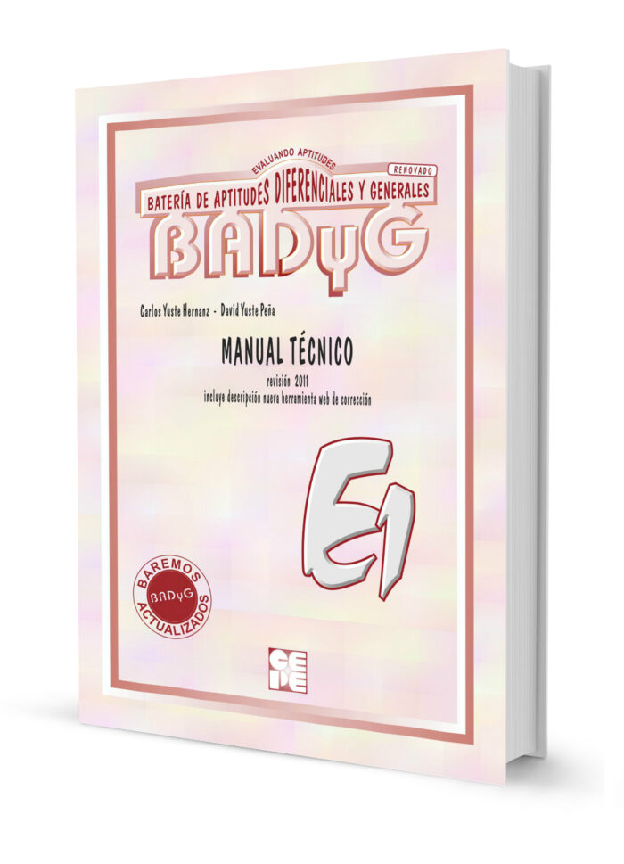 BADyG-E1 : manual técnico / Carlos Yuste Hernanz