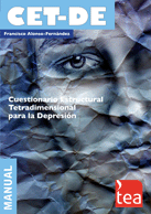 CET-DE : Cuestionario Estructural Tetradimensional para la Depresión : un cuestionario y un breve cuestionario para el diagnóstico y la clasificación de la depresión y una escala para el seguimiento : manual / Francisco Alonso-Fernández