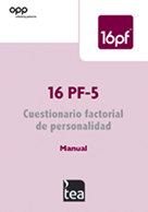 16 PF-5 : qüestionari factorial de personalitat : manual / autores originales del manual: Mary T. Russell, Darcie L. Karol ; autores originales del 16 PF-5: Raymond B. Cattell, A. Karen S. Cattell, Heather E.P. Cattell ; [adaptación de la prueba: Nicolás Seisdedos Cubero]