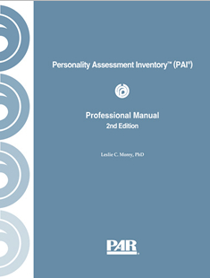 PAI : the Personality Assessment Inventory TM : professional manual / by Leslie C. Morey
