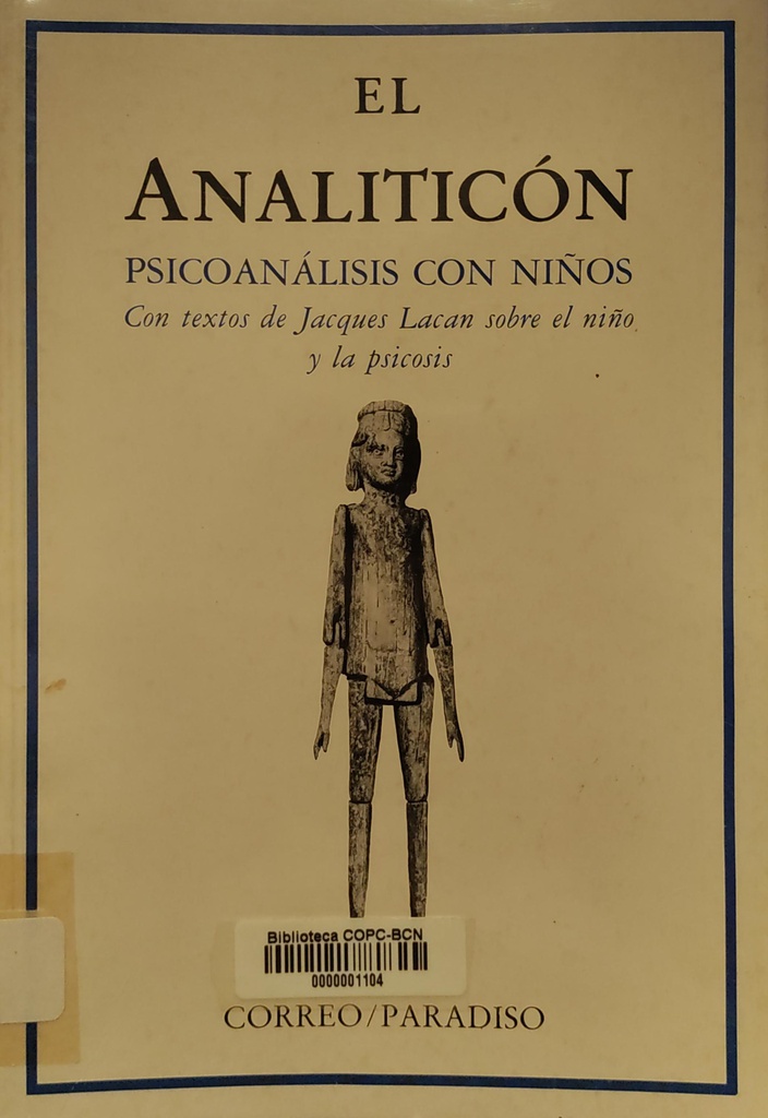 El Analiticón : psicoanálisis con niños / [Fundación del Campo Freudiano en España]