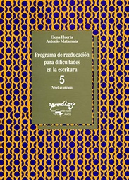 [1116] Programa de reeducación para dificultades en la escritura / Elena Huerta, Antonio Matamala