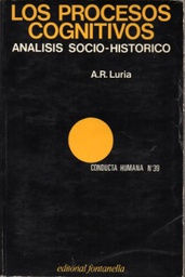 [1512] Los Procesos cognitivos : análisis socio-histórico / A.R. Luria