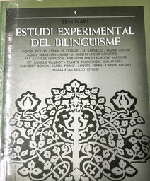 [1597] Estudi experimental del bilingüisme / Miquel Siguan ... [et al.]