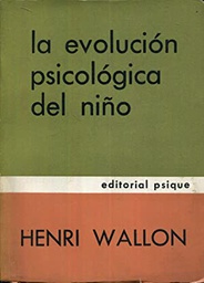 [1752] La Evolución psicológica del niño / Henri Wallon ; [traducción de Patricio Canto]