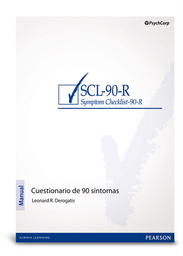 [4345] SCL-90-R : cuestionario de 90 síntomas : Manual / Leonard R. Derogatis ; adaptación española J.L. González de Rivera y cols.