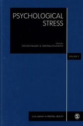 [8771] Psychological Stress : volum III : the anagement of stress / edited by Stephen Palmer and Kristina Gyllensten