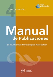 Manual de publicaciones de la American Psychological Association /