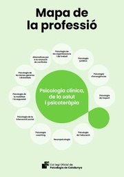 Psicologia Clínica, de la Salut i Psicoteràpia : mapa de la professió  / Col·legi Oficial de Psicologia de Catalunya