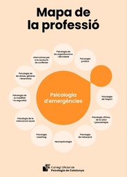 Psicologia d'emergències : mapa de la professió / Col·legi Oficial de Psicologia de Catalunya